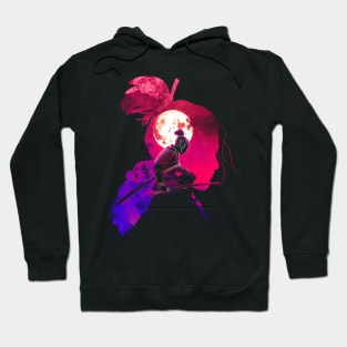 Negative Blood Moon Samurai Hoodie